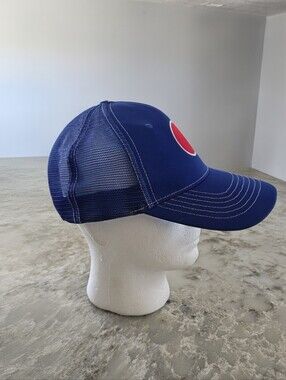PEPSI Hat Blue Adjustable Snapback Trucker Cap Mesh
